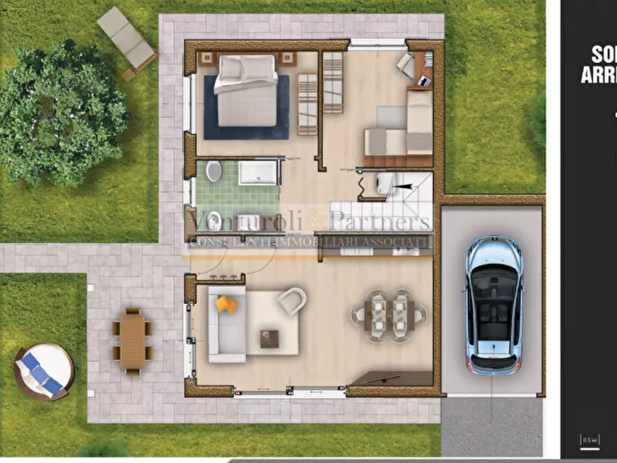 Immagine 4 di Villa in vendita  in via brodenella a Lonato del Garda