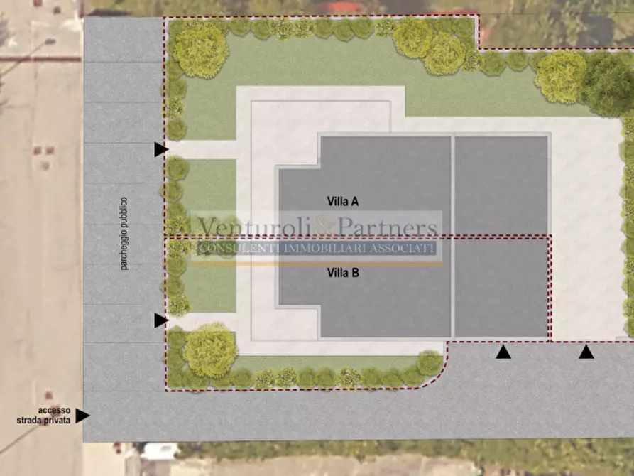 Immagine 11 di Casa bifamiliare in vendita  in via Castello a Muscoline