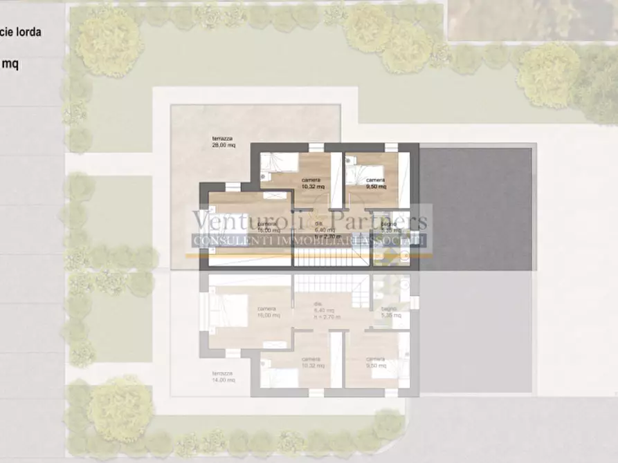 Immagine 15 di Casa bifamiliare in vendita  in via Castello a Muscoline