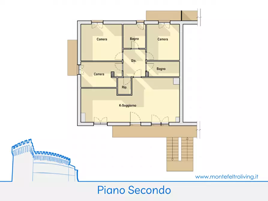 Immagine 27 di Appartamento in vendita  in Via Giovanni XXIII a Piandimeleto