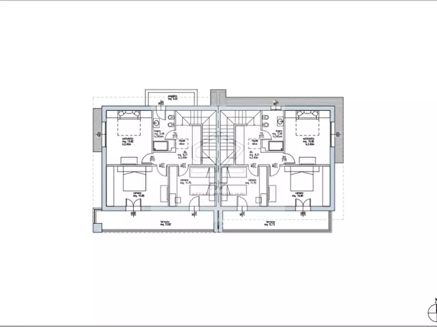 Immagine 5 di Casa bifamiliare in vendita  in VIA PUCCINI a Albignasego