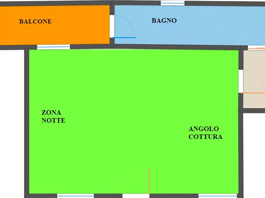 Immagine 3 di Loft/Open space in affitto  in via coralli a Pavia