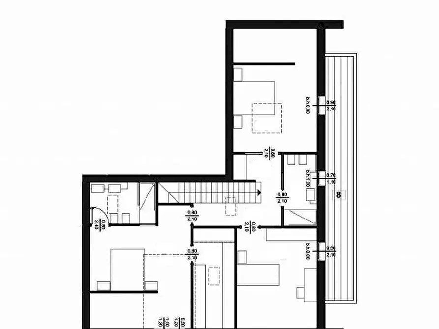 Immagine 40 di Attico in vendita  in Via Armando Diaz 252 a Vigonza