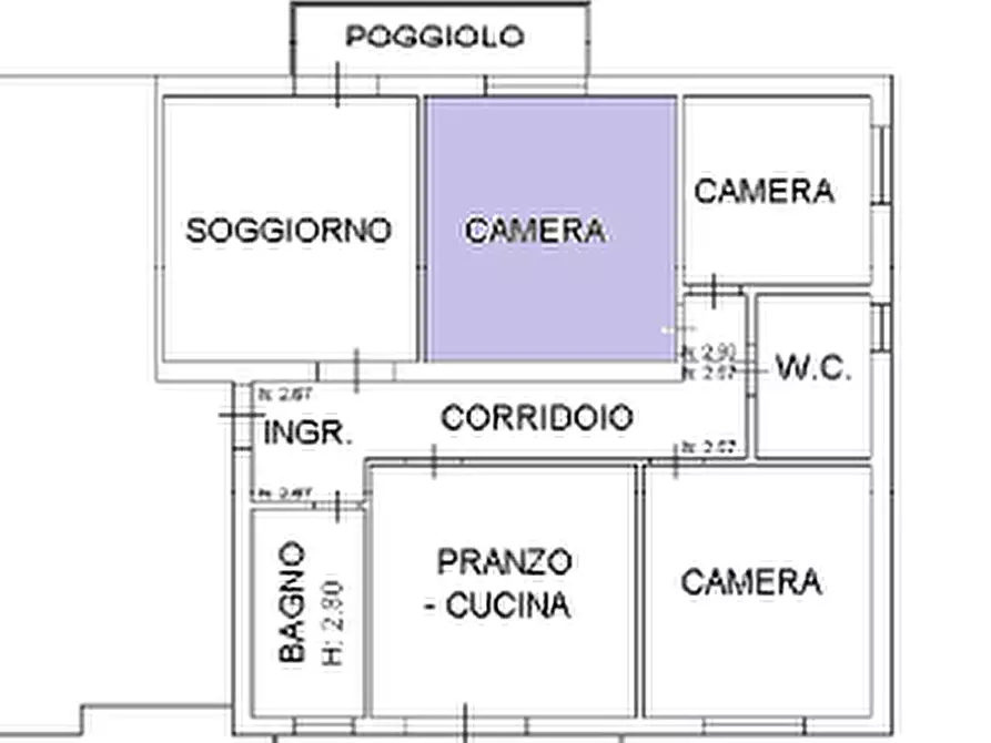 Immagine 2 di Camera in affitto  in Via Giovanni Michelotti a Padova