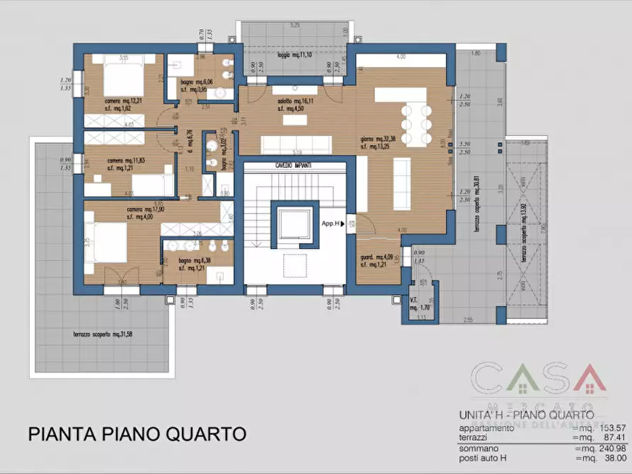 Immagine 20 di Attico in vendita  in Via Princivalle Mantica a Pordenone