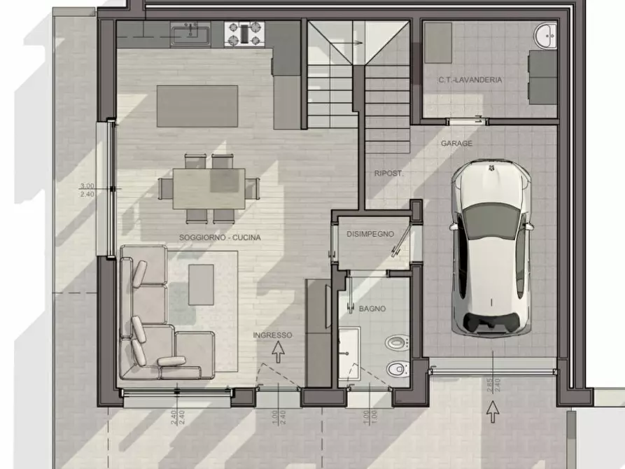 Immagine 39 di Casa trifamiliare in vendita  in via di Bella a Montegrotto Terme