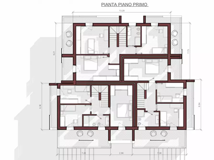 Immagine 22 di Casa trifamiliare in vendita  in via di Bella a Montegrotto Terme