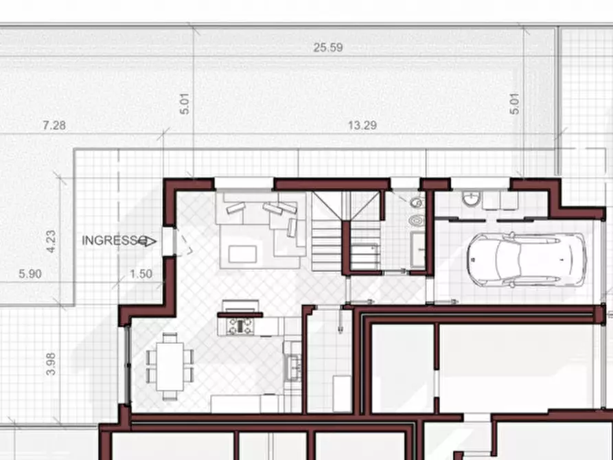 Immagine 23 di Casa trifamiliare in vendita  in via di Bella a Montegrotto Terme