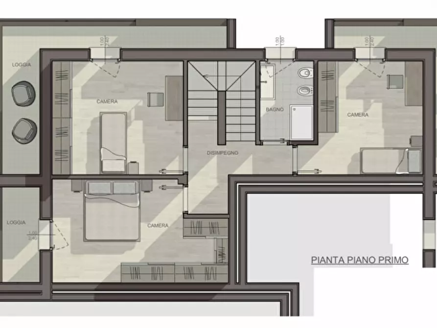 Immagine 29 di Casa trifamiliare in vendita  in via di Bella a Montegrotto Terme