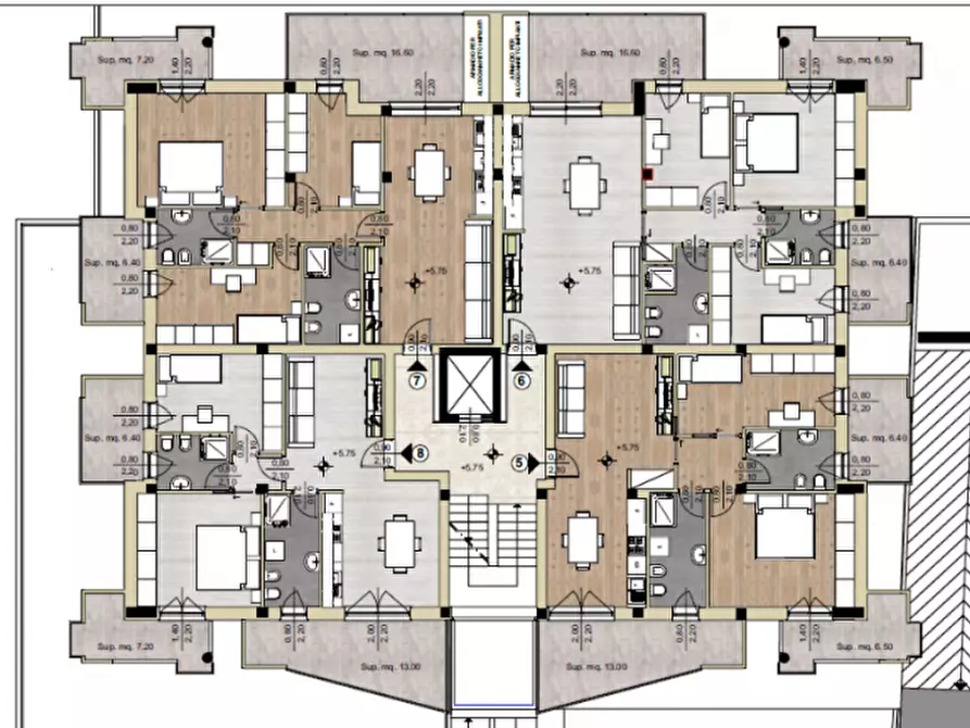 Immagine 6 di Appartamento in vendita  in Via Camposanto Vecchio a Senigallia