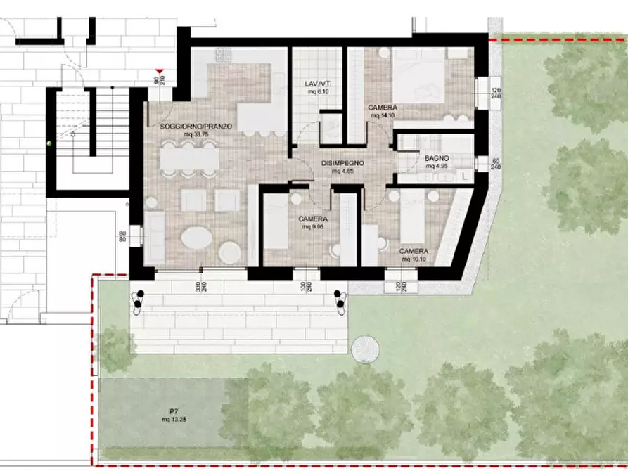 Immagine 10 di Appartamento in vendita  a San Biagio Di Callalta