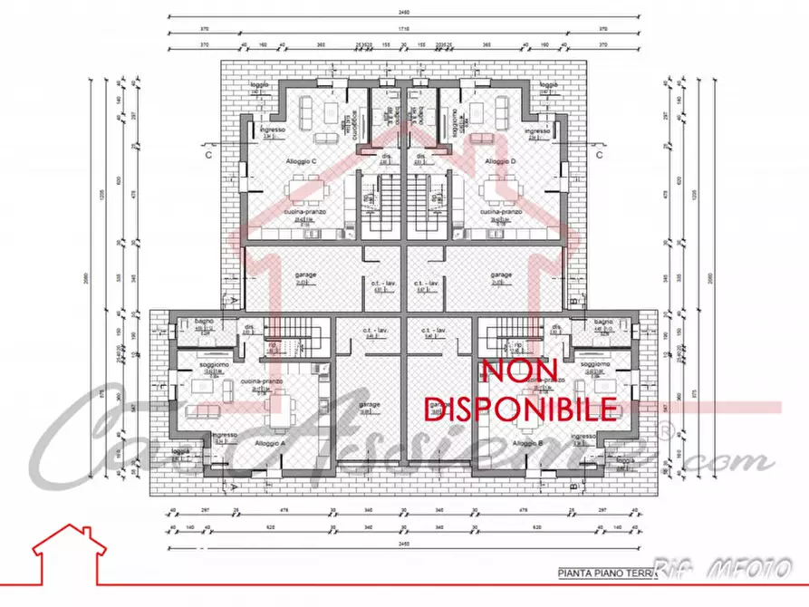 Immagine 6 di Casa quadrifamiliare in vendita  a Loria