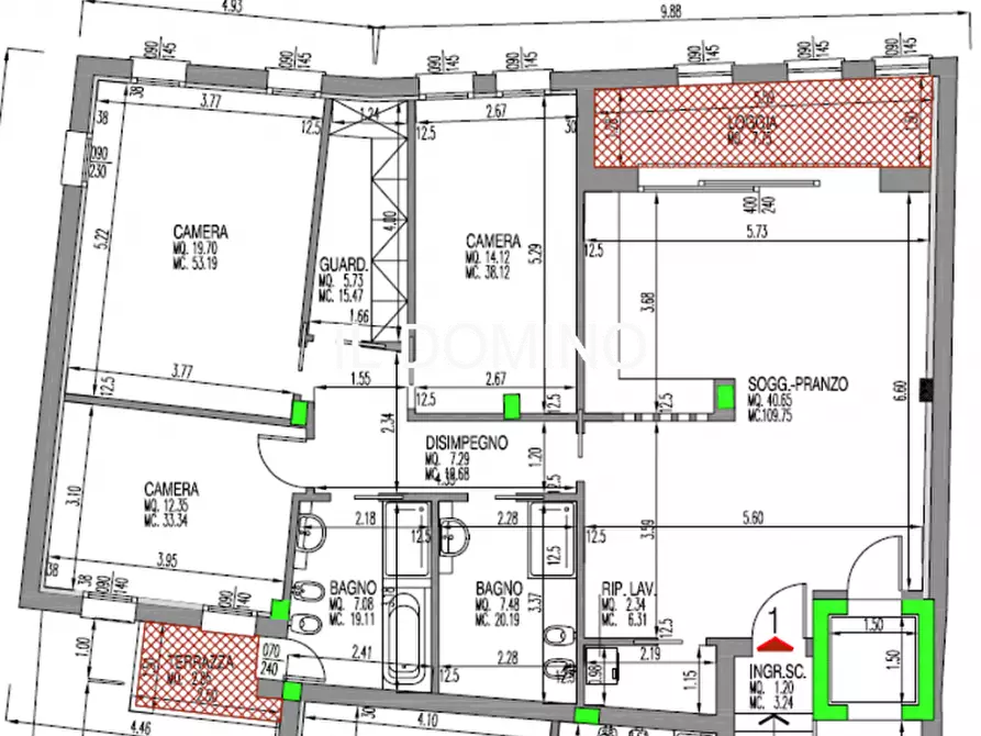 Immagine 41 di Appartamento in vendita  in Via Savonarola a Padova
