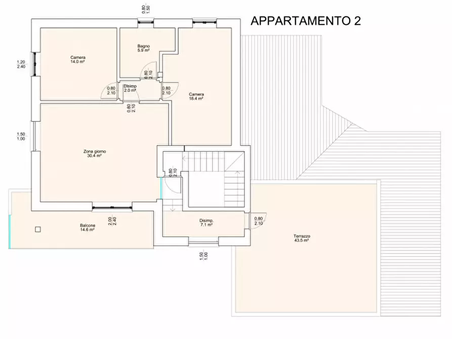 Immagine 2 di Appartamento in vendita  in VIA F.LLI CERVI, SNC a Calvisano