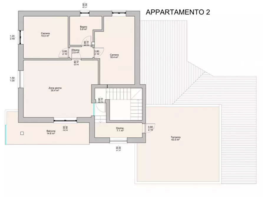 Immagine 4 di Appartamento in vendita  in VIA F.LLI CERVI, SNC a Calvisano
