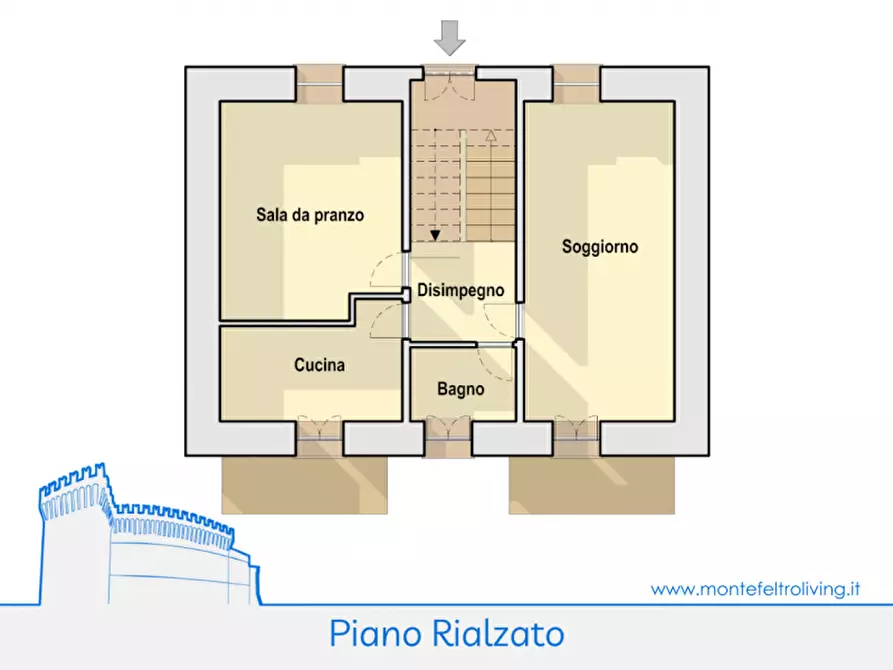 Immagine 22 di Casa indipendente in vendita  in via Roma a Carpegna