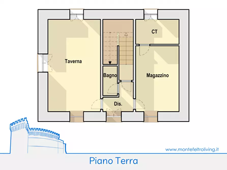 Immagine 24 di Casa indipendente in vendita  in via Roma a Carpegna