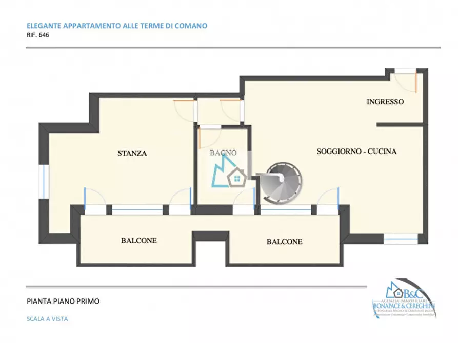 Immagine 1 di Appartamento in vendita  in VIA CESARE BATTISTI a Comano Terme