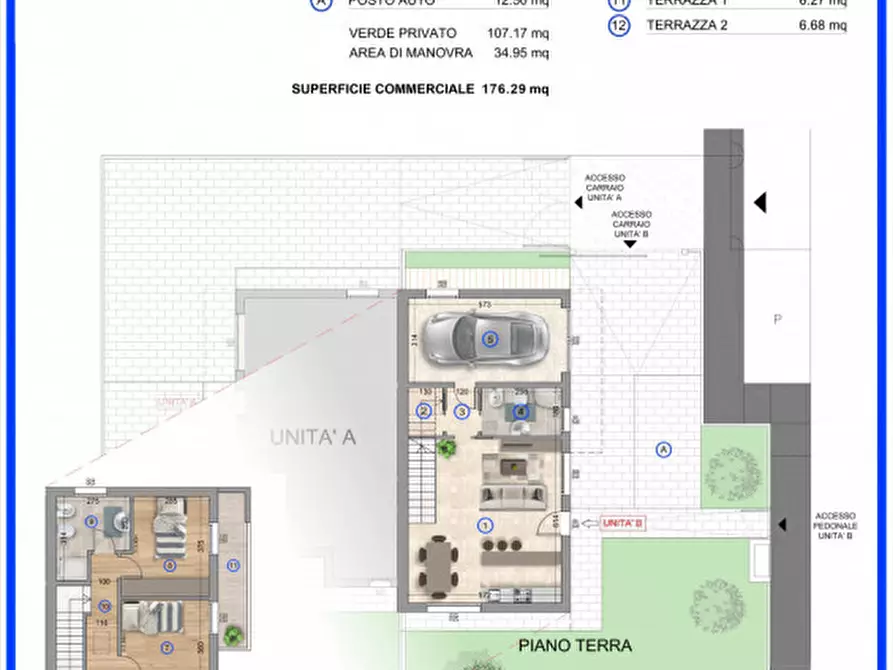 Immagine 12 di Casa bifamiliare in vendita  in Via S. Gaetano a Veggiano