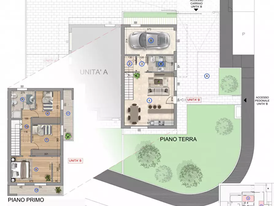 Immagine 13 di Casa bifamiliare in vendita  in Via S. Gaetano a Veggiano