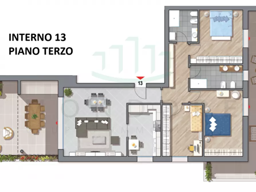 Immagine 13 di Appartamento in vendita  in VIA SPERANZA a San Lazzaro Di Savena