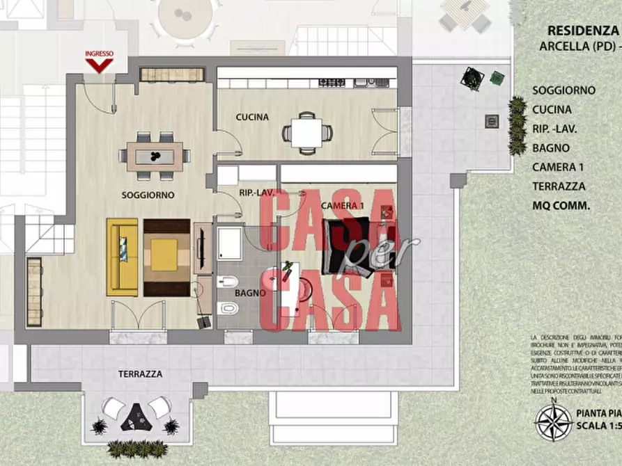 Immagine 7 di Appartamento in vendita  in VIA PIEROBON a Padova