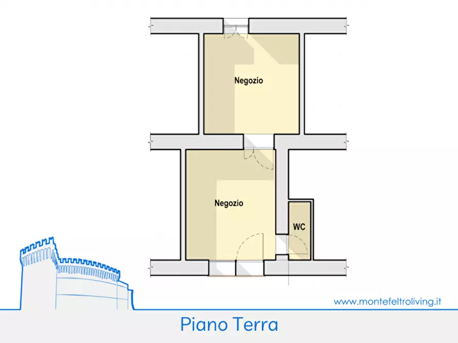 Immagine 8 di Negozio in vendita  in via Roma Mercatale a Sassocorvaro Auditore