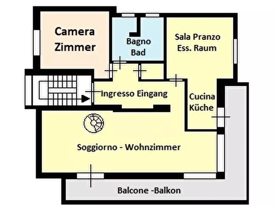 Immagine 4 di Appartamento in vendita  in Via Stazione a Laion .Lajen.