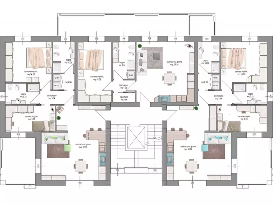 Immagine 36 di Appartamento in vendita  in Monticelli a Montechiarugolo