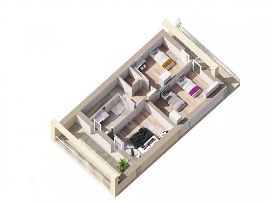 Immagine 6 di Villetta a schiera in vendita  in Via Papa Giovanni XXIII a Chioggia