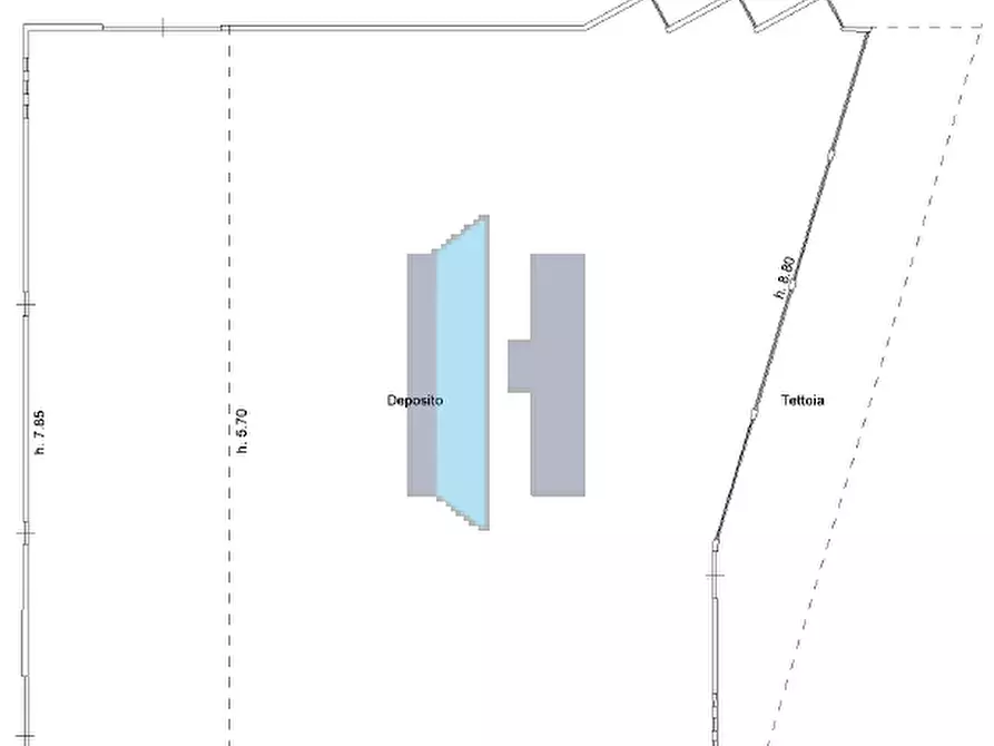 Immagine 11 di Capannone industriale in vendita  in VIA BREDAZZANE a Montichiari