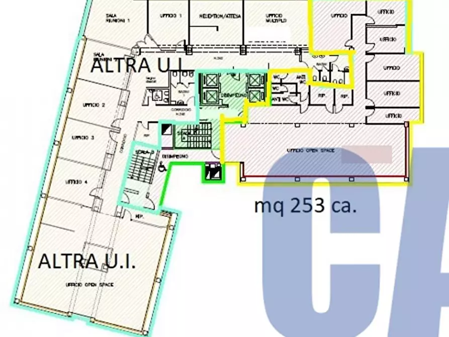 Immagine 16 di Ufficio in affitto  in VIA TONALE a Milano