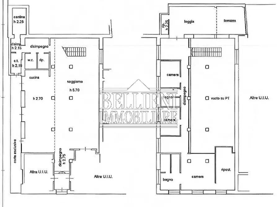 Immagine 24 di Loft/Open space in vendita  in Via dei Cairoli a Vicenza