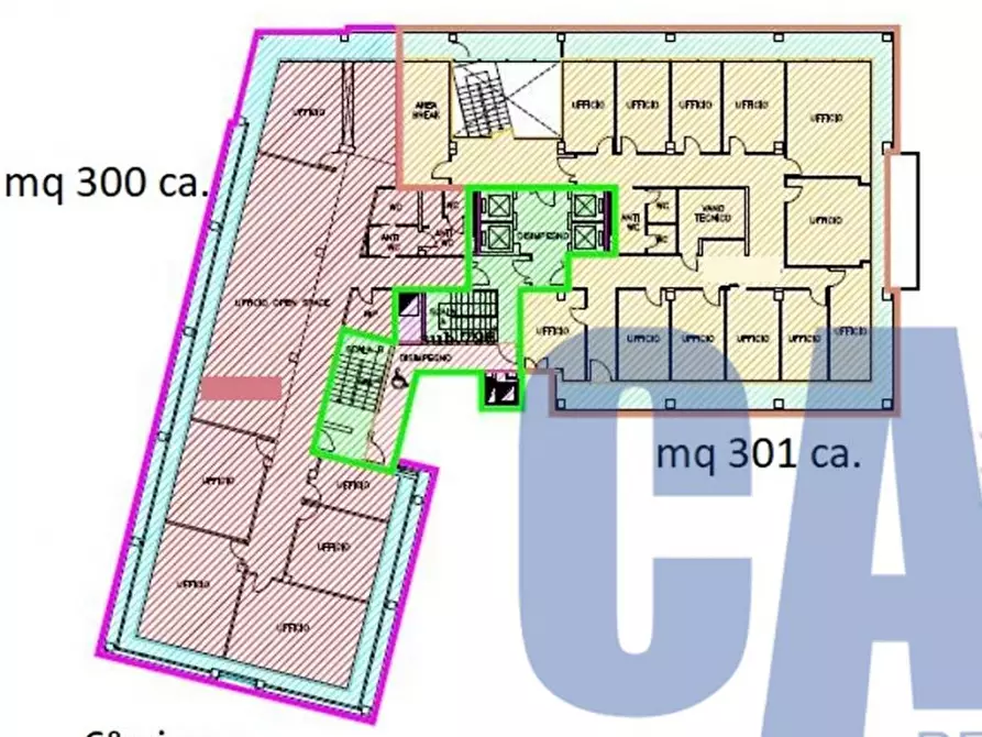 Immagine 15 di Ufficio in affitto  in VIA TONALE a Milano