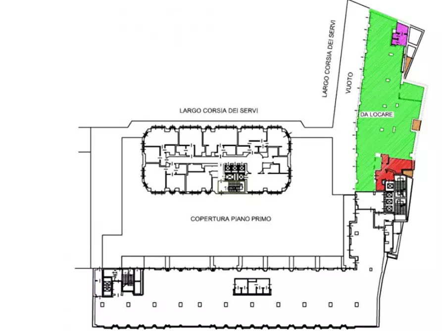 Immagine 16 di Ufficio in affitto  in CORSO VITTORIO EMANUELE II a Milano