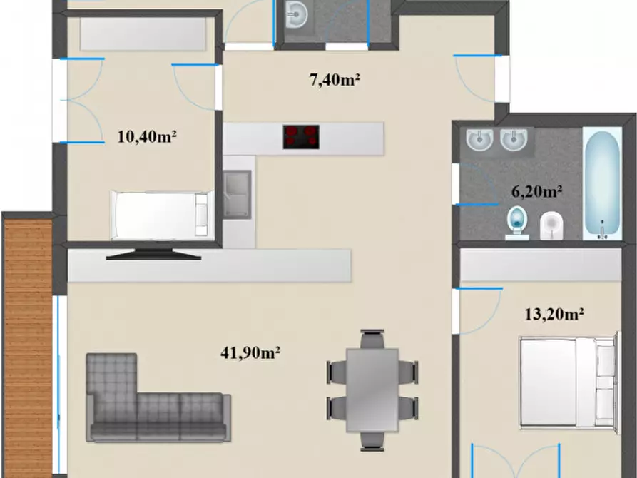 Immagine 36 di Attico in vendita  in via catinaccio a Renon .Ritten.