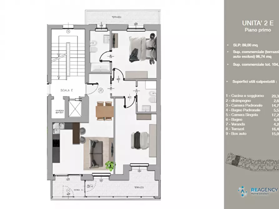 Immagine 16 di Appartamento in vendita  in Perugia, via Adriatica a Perugia