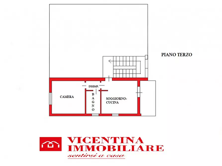 Immagine 21 di Appartamento in affitto  in via Aurlio dell'acqua a Vicenza
