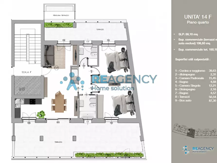Immagine 2 di Appartamento in vendita  in Perugia, via Adriatica 35 a Perugia