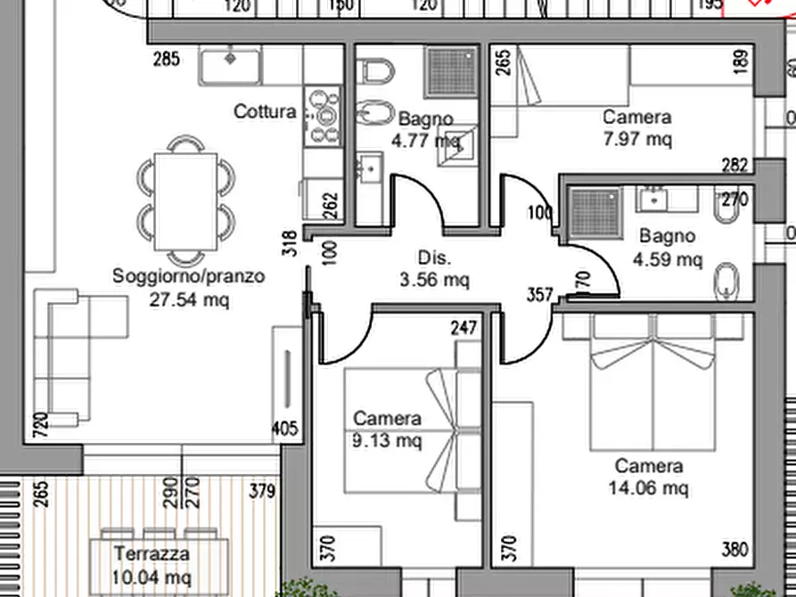 Immagine 5 di Appartamento in vendita  in PARCO PINETA a Jesolo