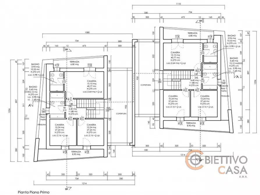 Immagine 7 di Casa bifamiliare in vendita  in Via Masanello a Padova