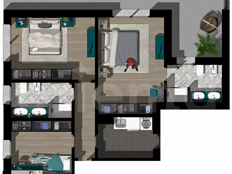 Immagine 16 di Casa bifamiliare in vendita  in via Roma a Remedello