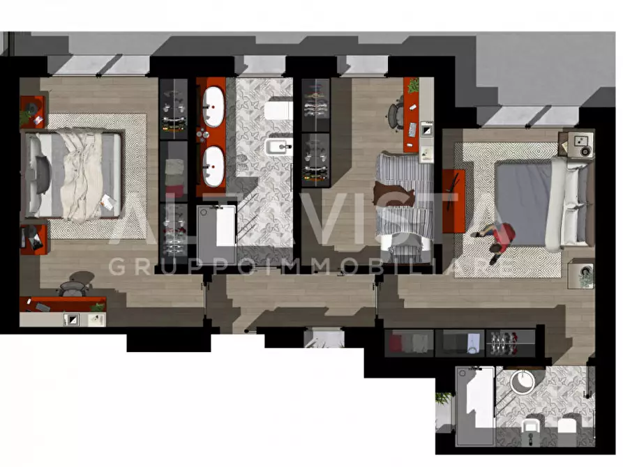 Immagine 25 di Casa bifamiliare in vendita  in via Roma a Remedello