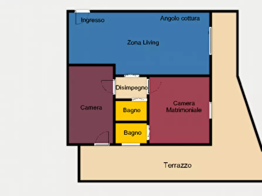 Immagine 8 di Appartamento in vendita  in Via Tartini a Vicenza