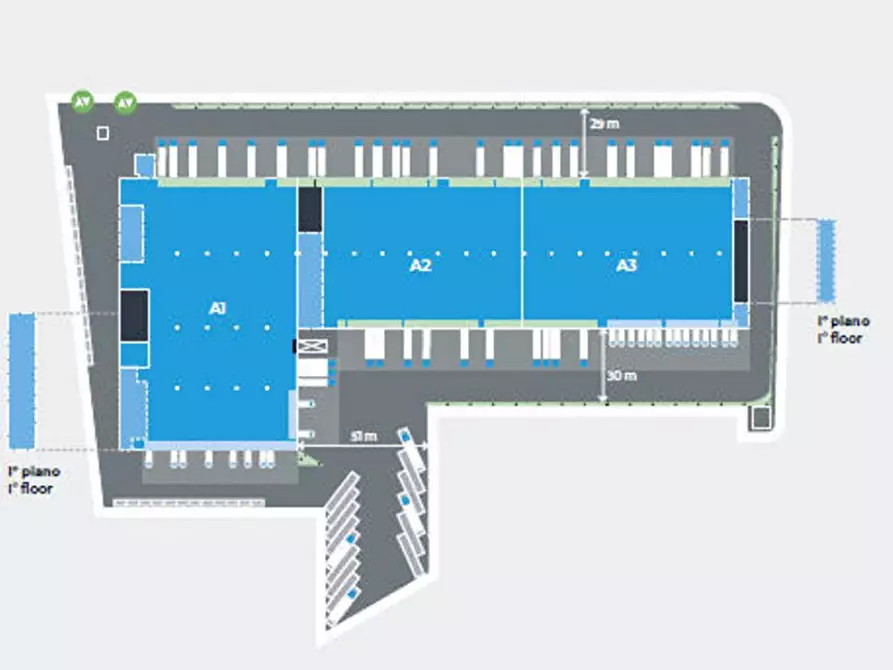Immagine 1 di Capannone industriale in affitto  in VIA PINDEMONTE a Piacenza