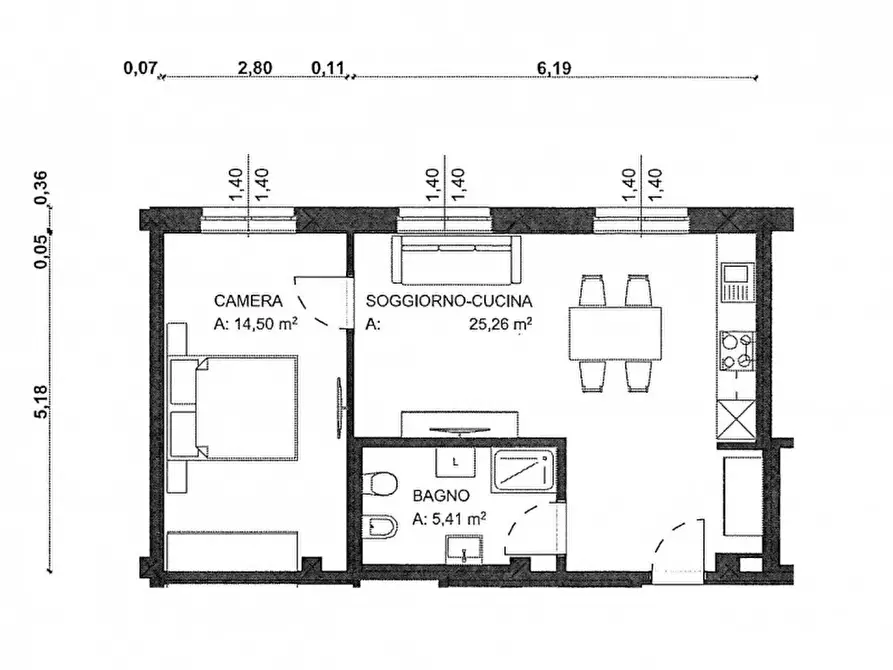 Immagine 19 di Appartamento in vendita  in Borgo Casale a Vicenza