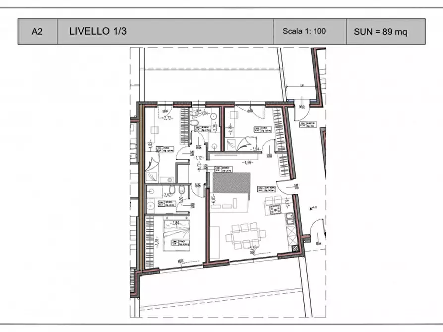 Immagine 25 di Appartamento in vendita  in via al castello a Altopiano Della Vigolana