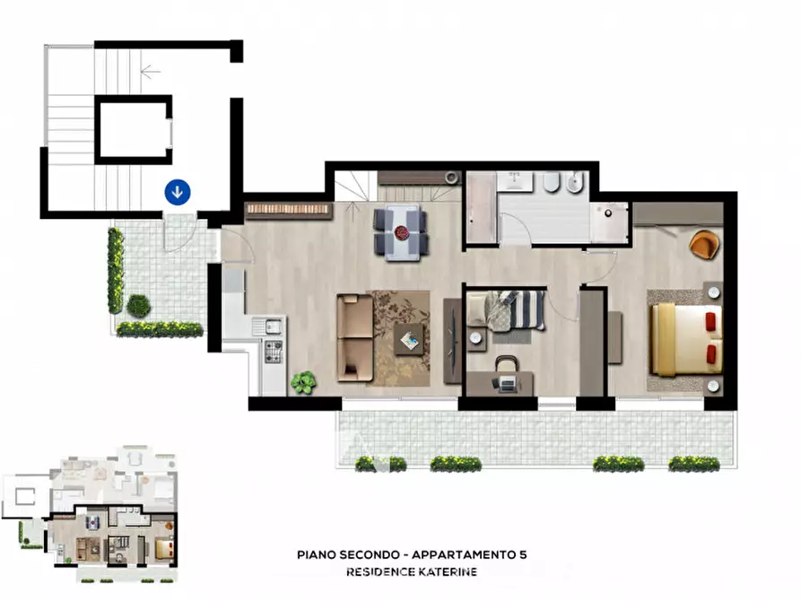 Immagine 28 di Appartamento in vendita  in via del Bersaglio a Montagna .Montan.