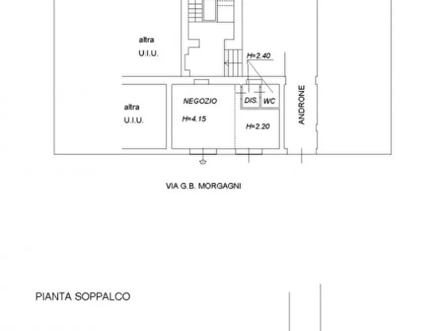 Immagine 15 di Negozio in vendita  in via Gian Battista Morgagni a Milano