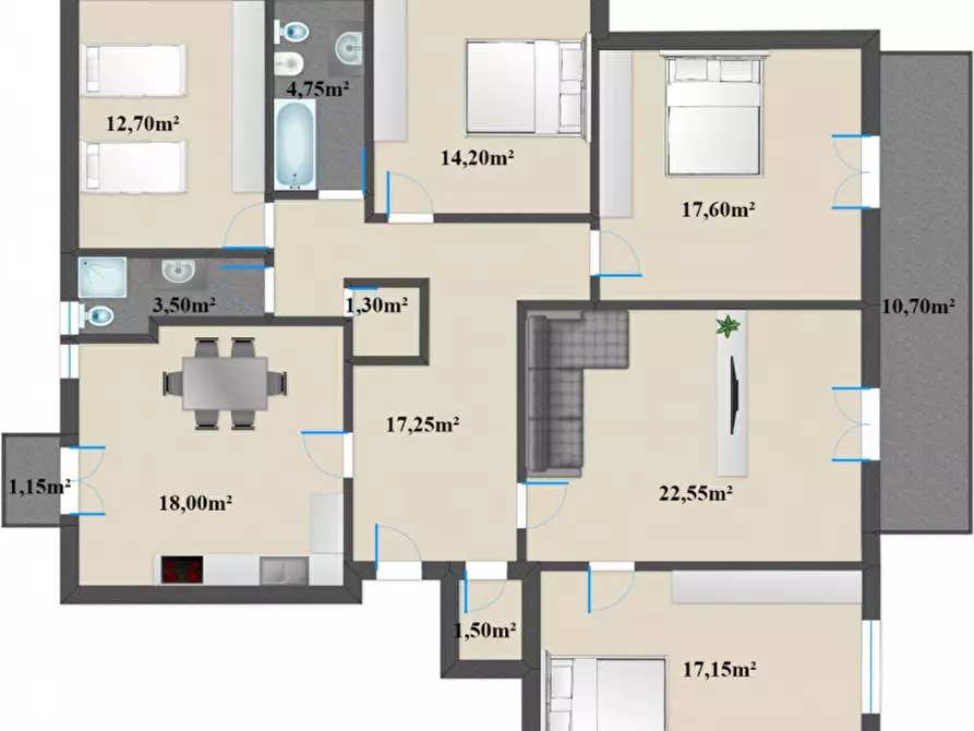 Immagine 14 di Appartamento in vendita  in via defregger a Bolzano